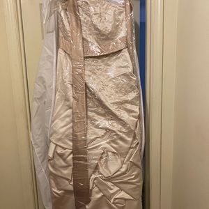 Nice strapless formal gown